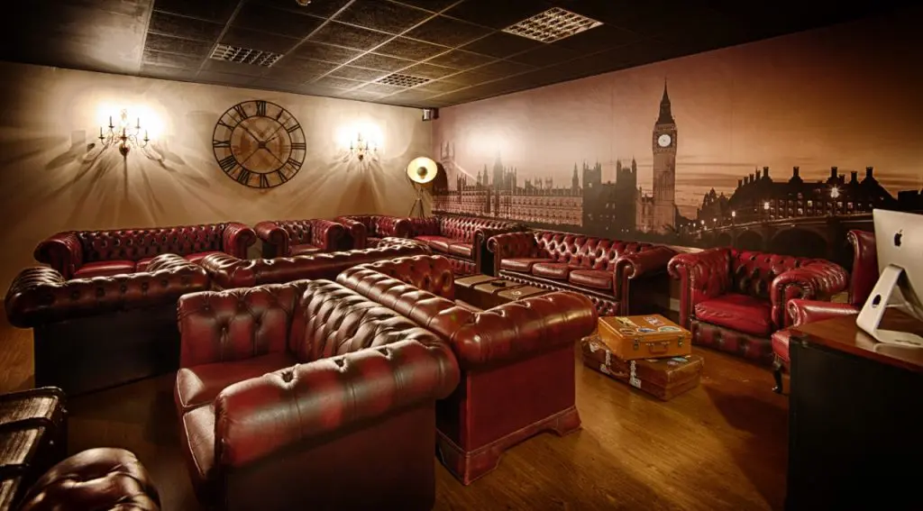 social seating area escape London