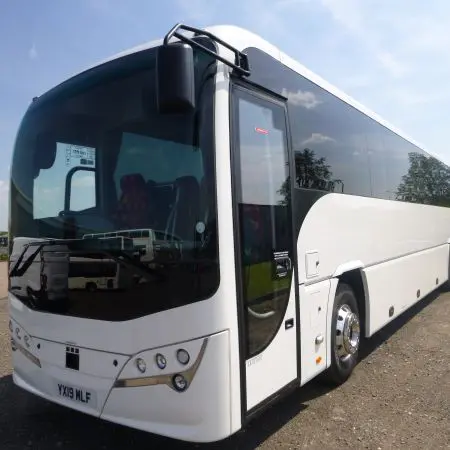 coach parked at first travel solutions