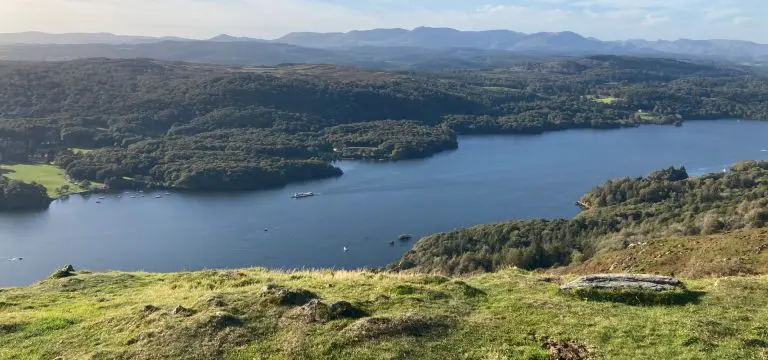 river and country side view of Cumbria lake district