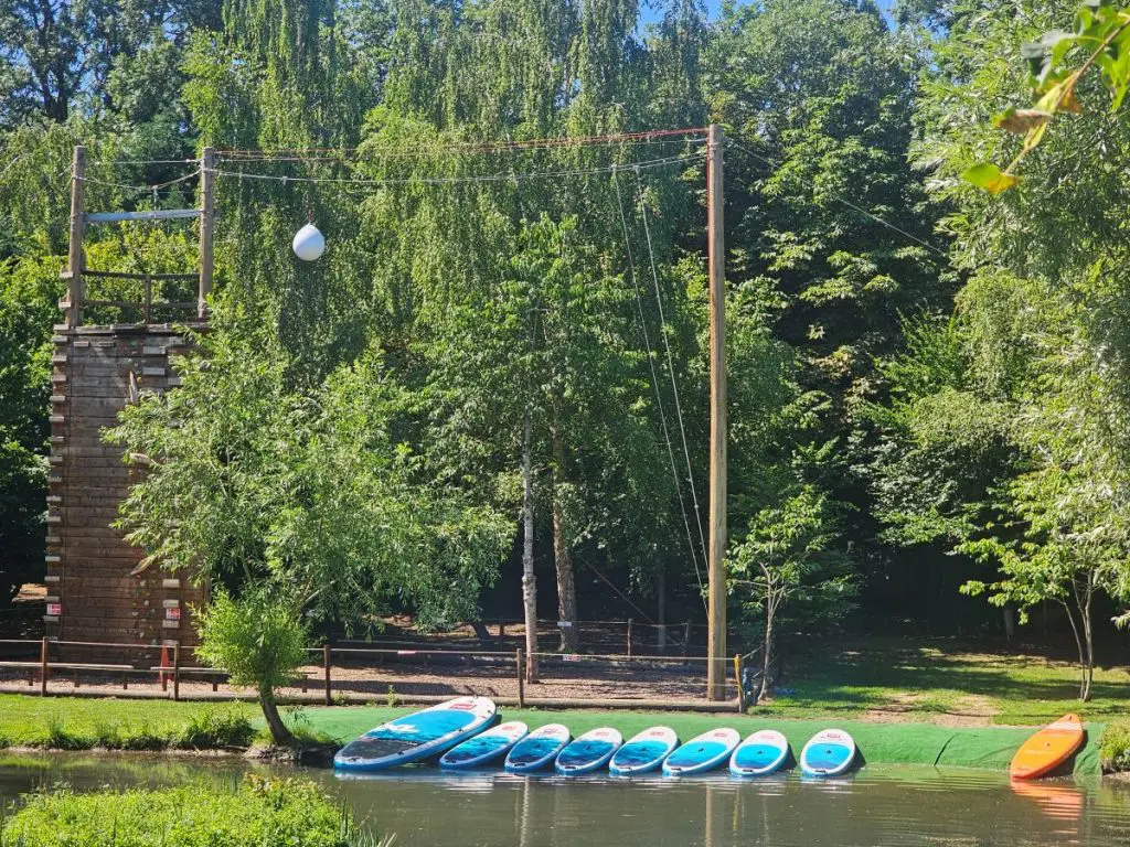 image of paddleboards on a lake at Adventure 4 You