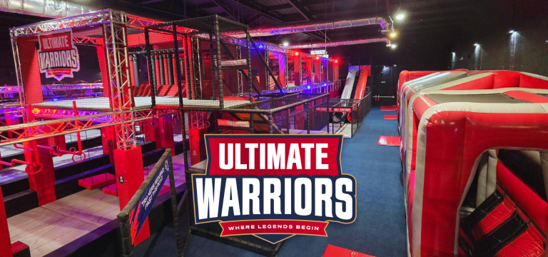 logo of ultimate warriors indoor activity arena based in Gloucestershire