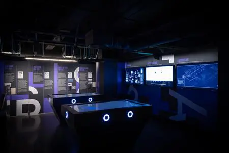 museum social play area at Spy Museum
