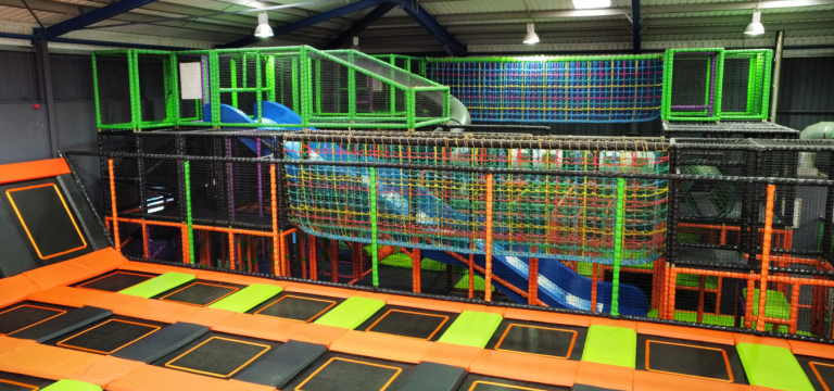 internal view of an indoor activity centre