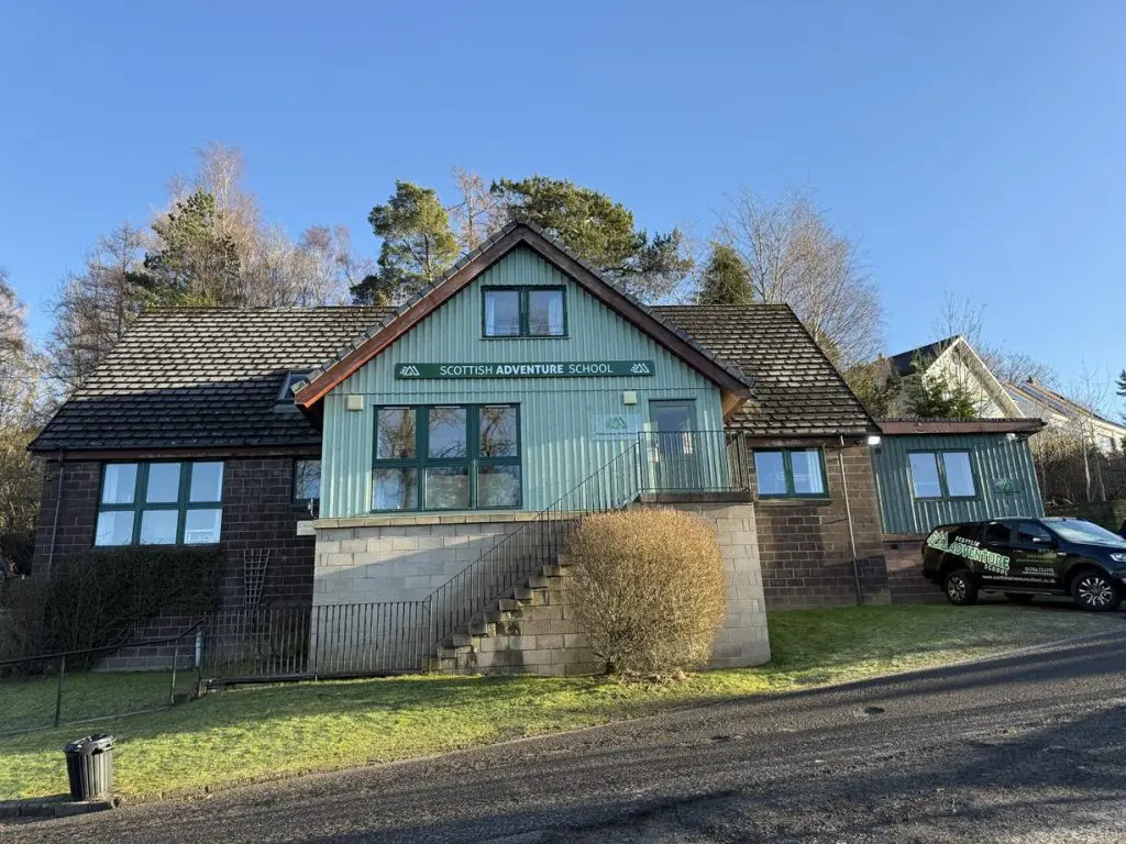 external front view of Scottish adventure residential centre