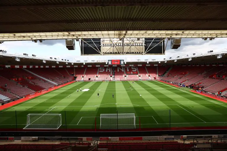 Stadium view of St Marys in Southampton
