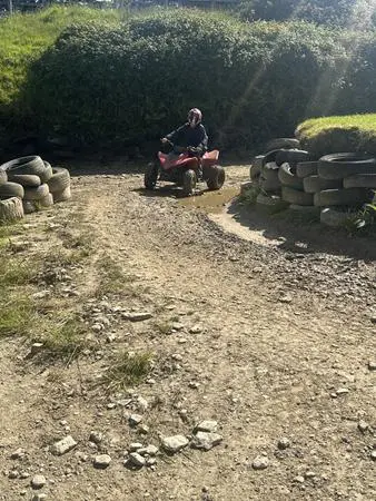 off road dirt track in the countryside