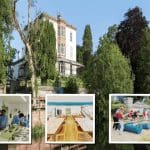 residential building in grounds with trees