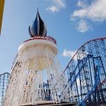 the big dipper ride at Blackpool pleaser beach