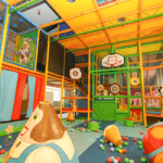 indoor soft play area with man activities