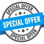 special offer logo stating school trip discounts