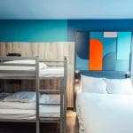 bunkbed room for accommodation for school groups