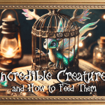 small green flying creature in cage with the words how to feed them