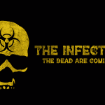 poster of skull with the words infected the dead are coming