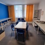 canteen area for school pupils to chill out in