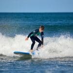 primary school child surfing