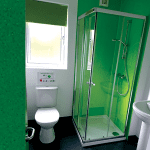 picture of a bathroom with shower and toilet
