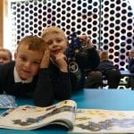 pupils building a science instrument