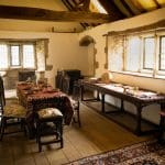 indoor Tudor kitchen and lounge