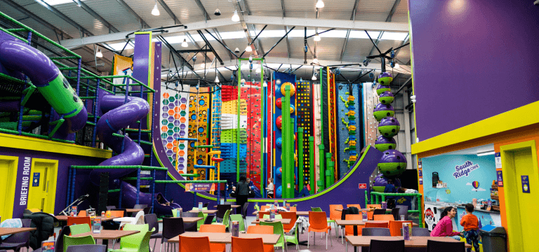 image of clip n climb indoor facilities and area Crawley