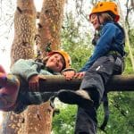 pupils on log tower high top course