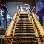 internal staircase at the Sohoplace Theatre London