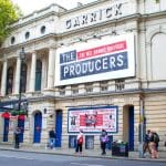 outside entrance to Garrick theatre London