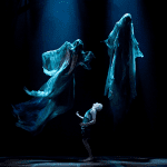 flying ghouls on stage at palace theatre London