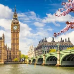 external view of the houses of parliament London