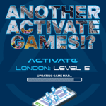 poster telling people about activate games