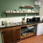 indoor kitchen area